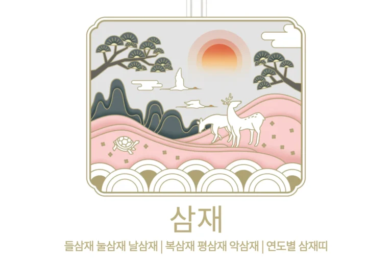 2024년 삼재띠