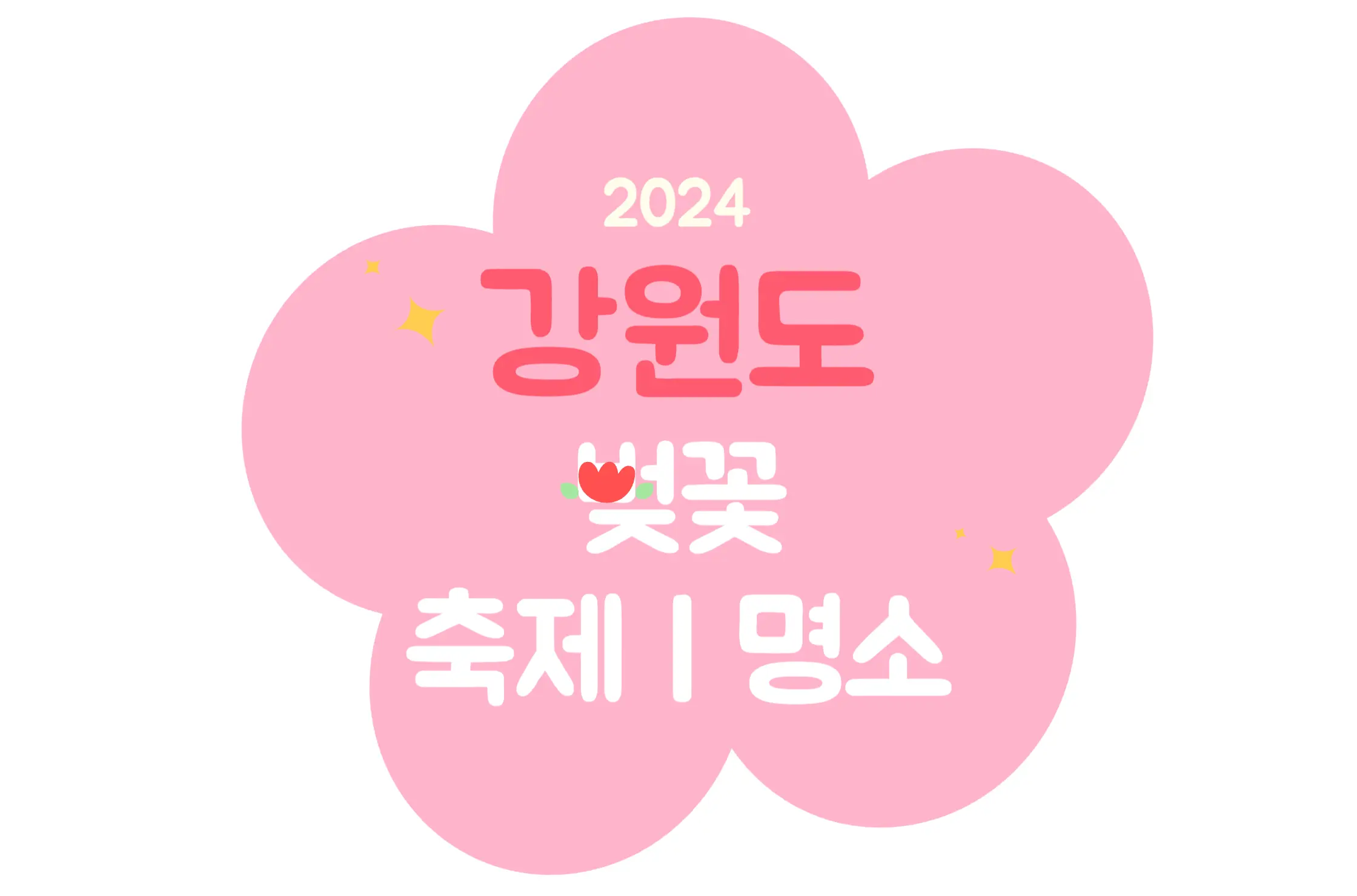 2024 강원도 벚꽃축제 명소